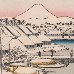 Hiroshige 20th century fine Japanese Woodblock recut prints
